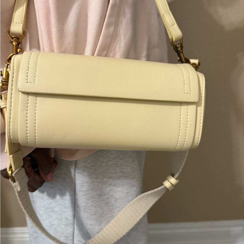 Zara Light Cream Crossbody Bag - Picture 2 of 7